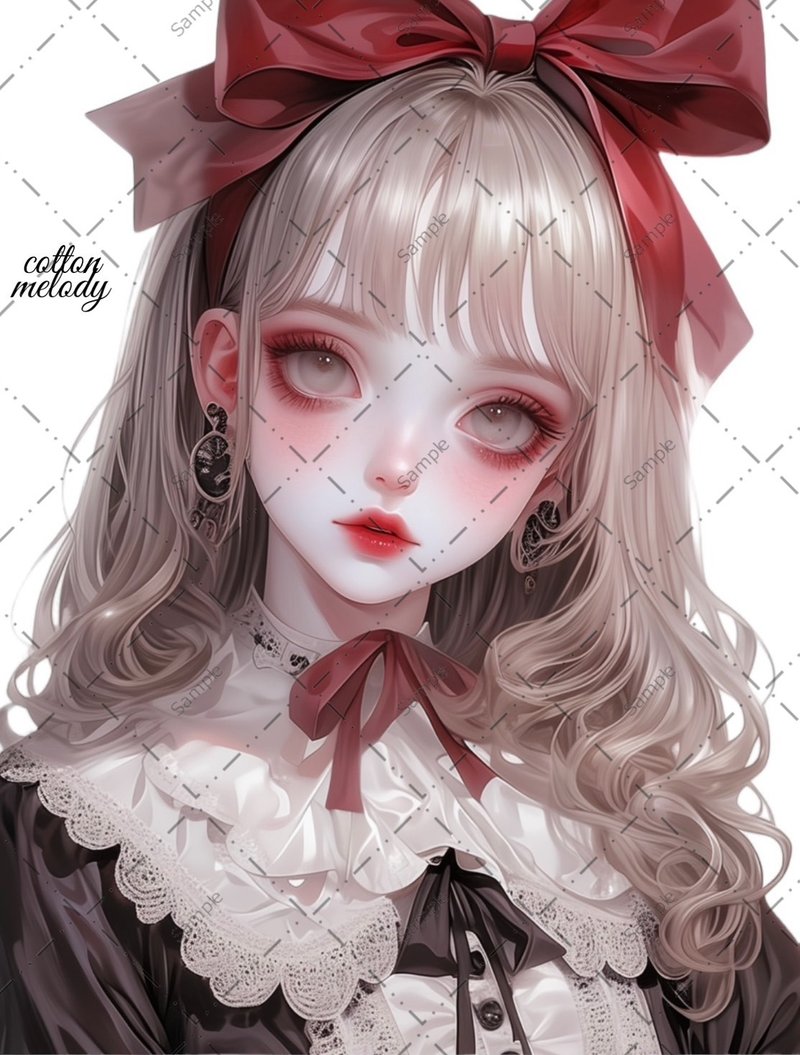 原厂贴纸 no.880 人物贴纸 原创贴纸 人物贴纸 少女贴纸 原创人物贴纸 - 贴纸 - 纸 