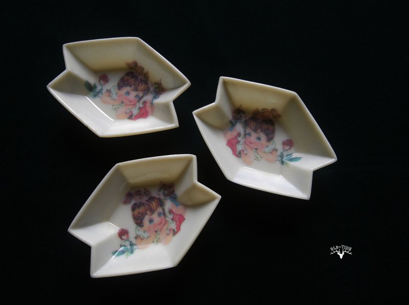 【老时光 OLD-TIME】早期日本制酱油小碟(三个一组) - 摆饰 - 其他材质 