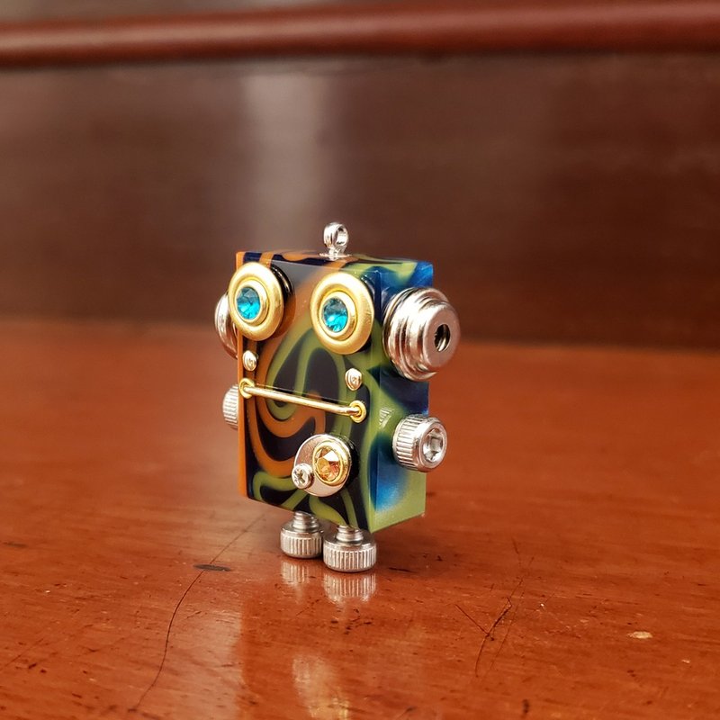 机器人饰品 吊坠 TOMOTTO 0002 - 项链 - 其他材质 绿色