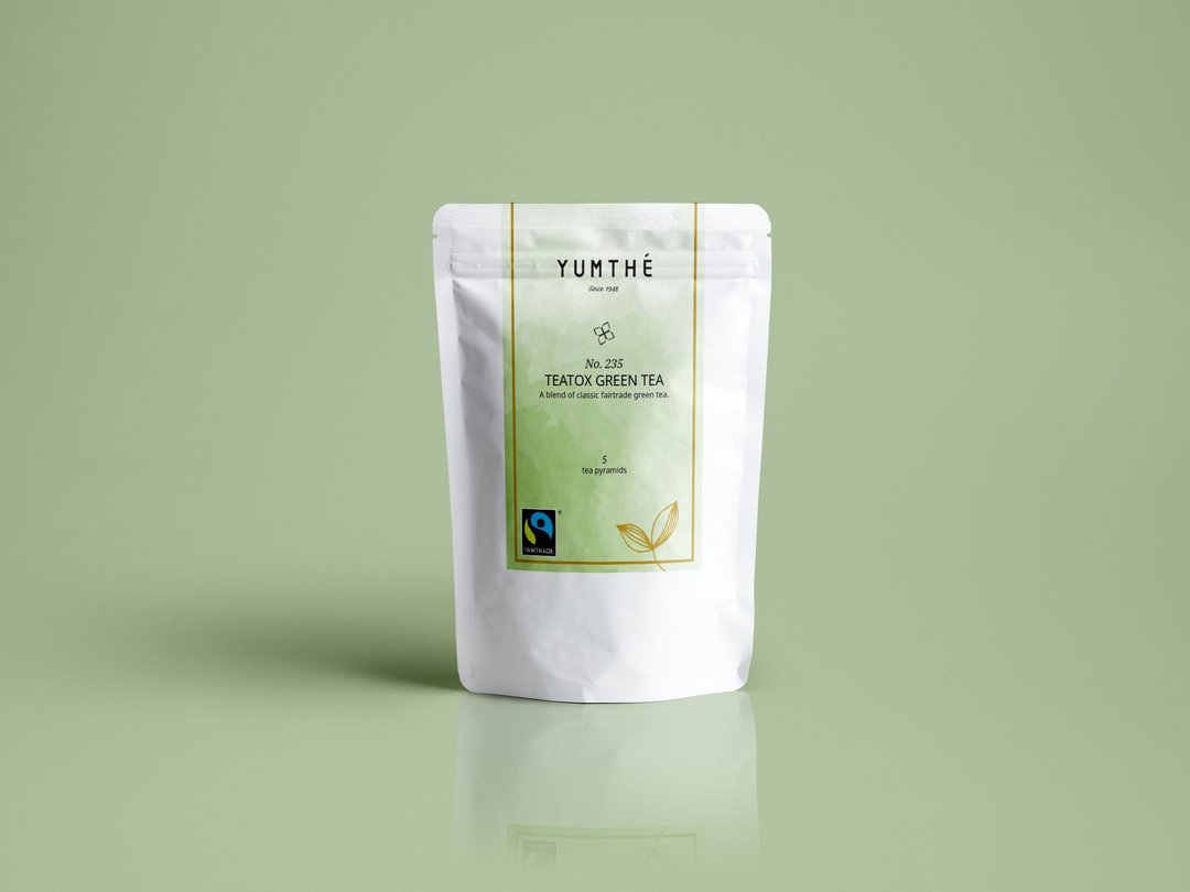 Yumthe【公平贸易认证】有机绿茶 - 高抗氧化能力 - 帮助消化 - 茶 - 其他材质 白色