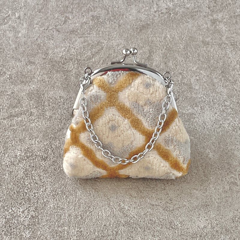 口金包/ 包包饰品 金华山 米色花朵 - 零钱包 - 其他材质 白色