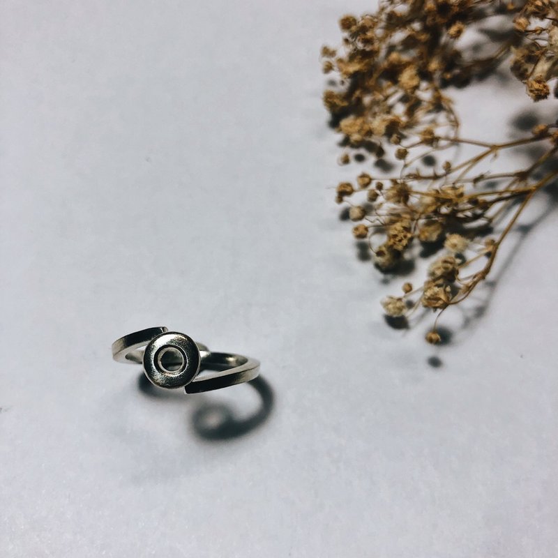 999纯银 圈圈戒 - 戒指 - 纯银 银色