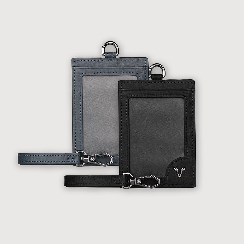 【免费升级送礼包装】亚岱尔 识别证-黑色/蓝色/VA139W019 - 皮夹/钱包 - 真皮 多色