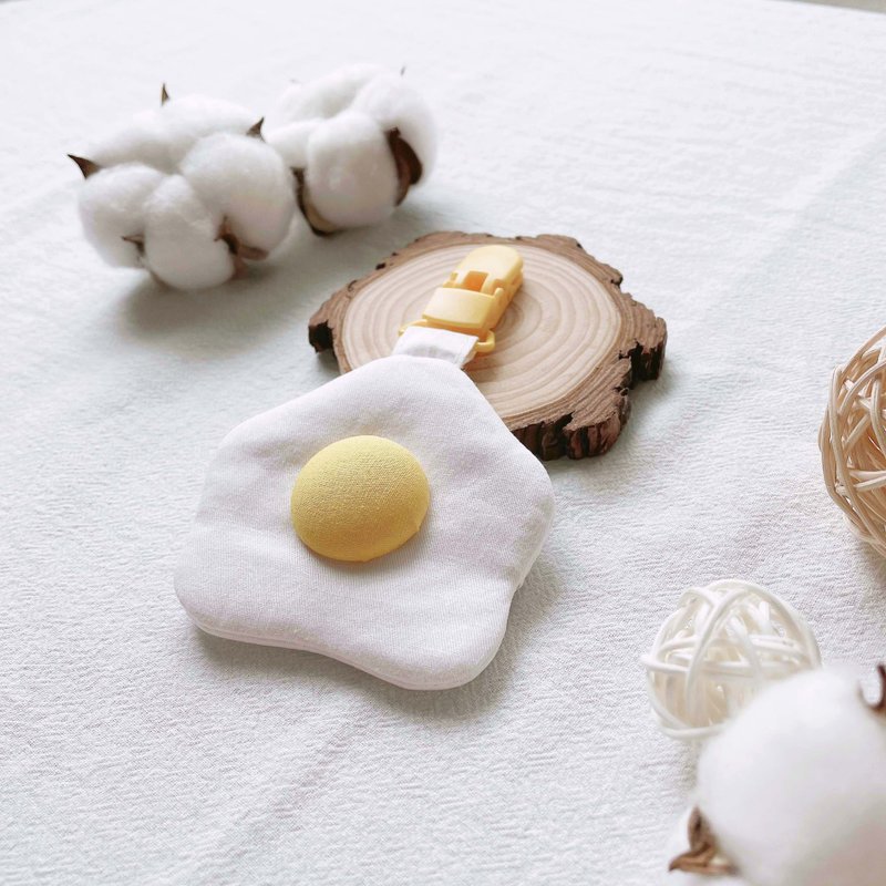 荷包蛋 平安符袋 护身符袋 香火袋 弥月礼物 - 平安符/符袋 - 棉．麻 黄色