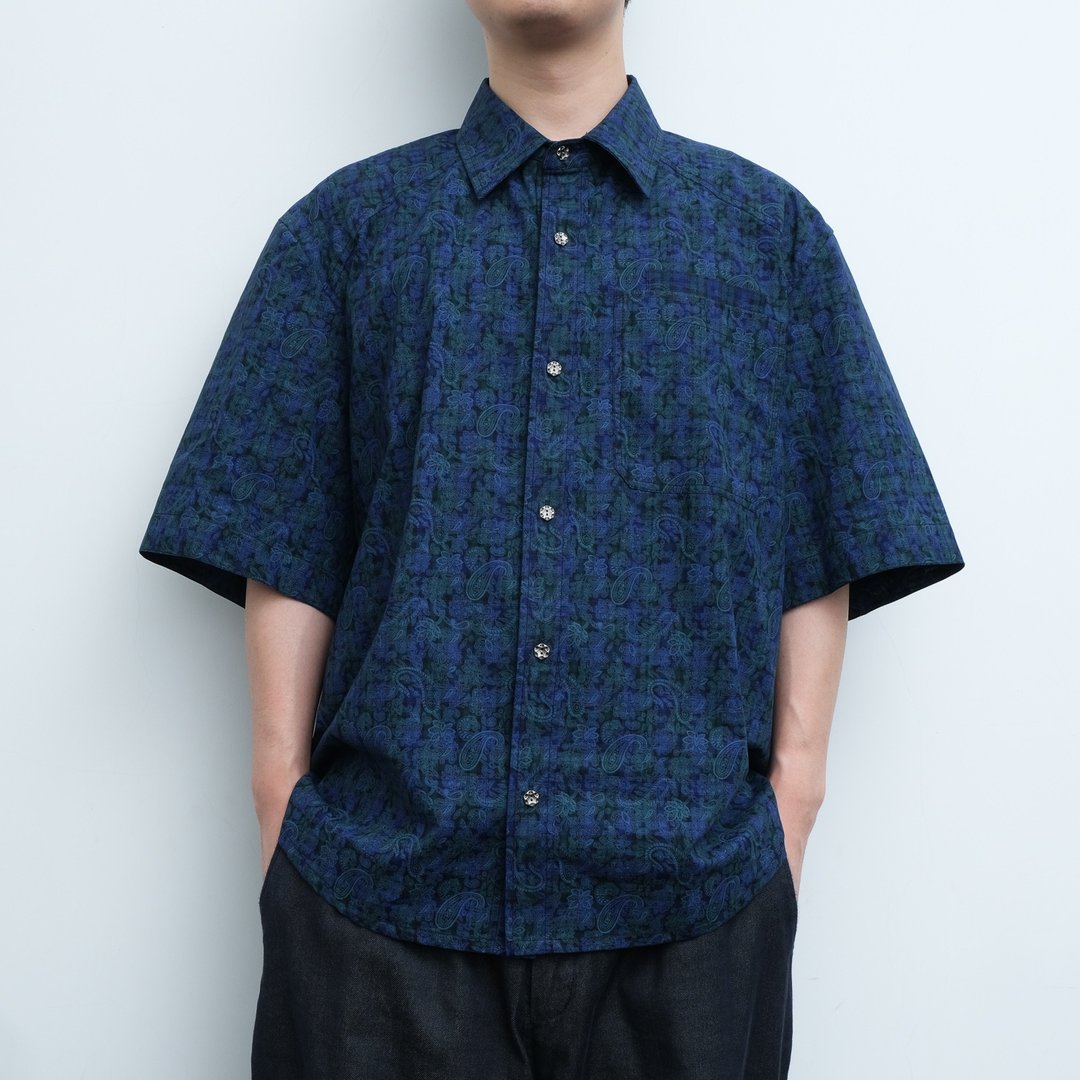 KAIKAI - Insomnia - Albini 佩斯利色织衬衫 - 男装衬衫 - 棉．麻 多色