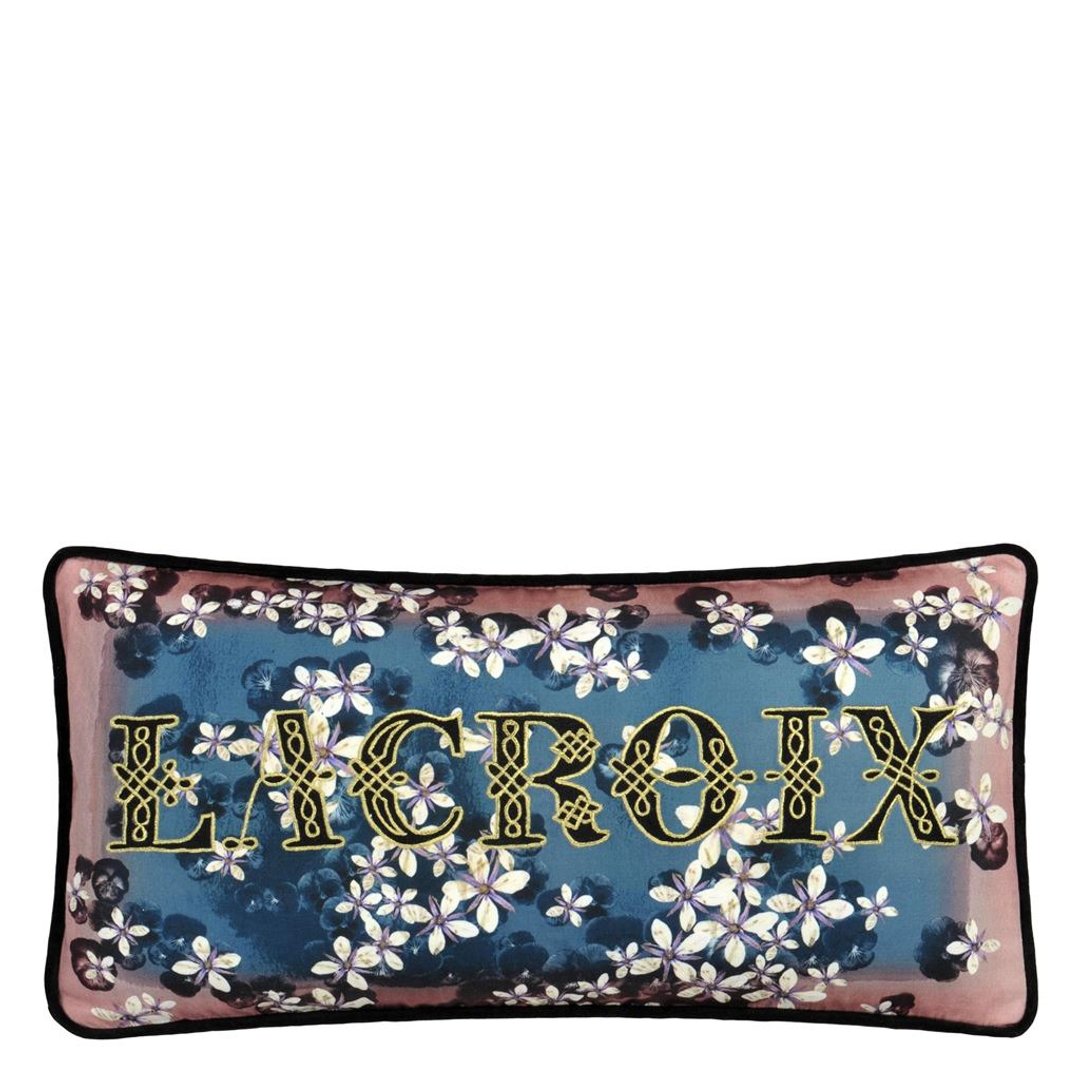 英国抱枕/靠枕 Lacroix Cherry! Bleu Denim - 60x30cm - 枕头/抱枕 - 其他材质 蓝色