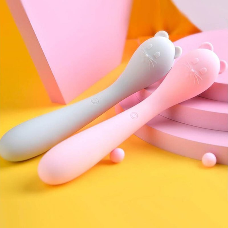 LIBO 招财鼠 8段变频防水柔软G点按摩棒 倾心版/智能版 粉色 - 情趣用品 - 硅胶 粉红色