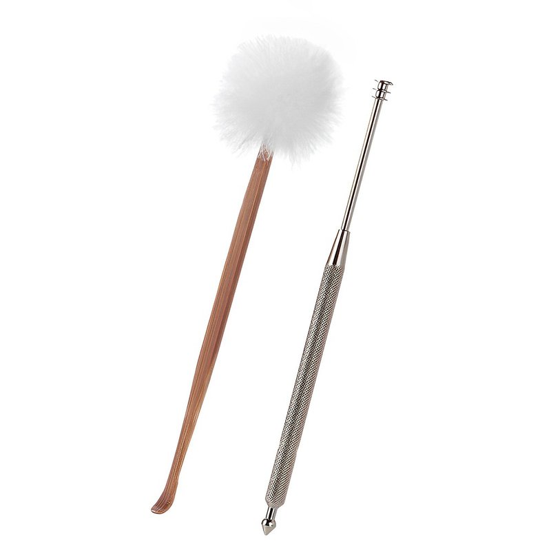 日本绿钟PSG不锈钢旋转式&竹制耳拔二支组(PSG-029) - 其他 - 不锈钢 