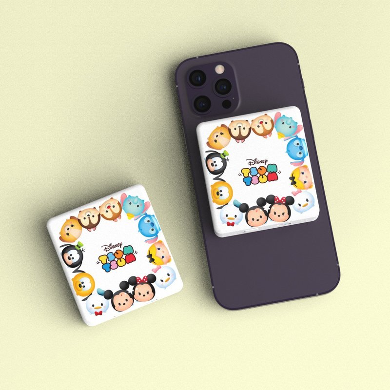 【限量】 迪士尼 8000mAh 磁吸式行动充电 - Tsum Tsum - 充电宝/传输线 - 塑料 白色