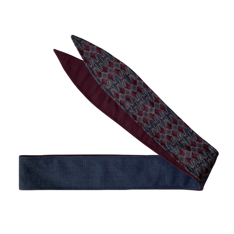 复刻回忆-自绑式手作发带 - 发带/发箍 - 聚酯纤维 多色