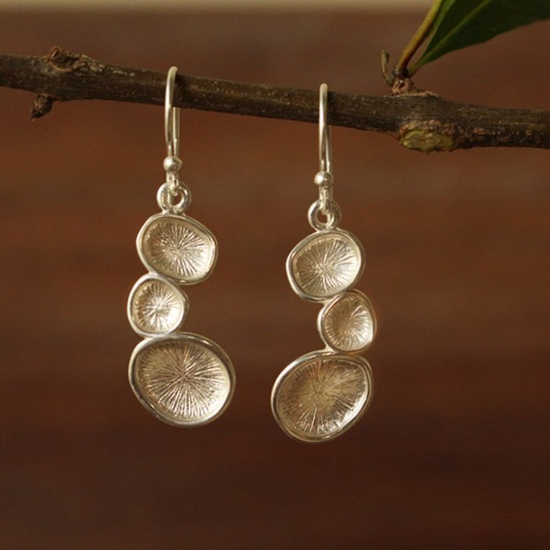 Flourish - Silver Earrings / Sterling Silver / Earrings - 耳环/耳夹 - 纯银 