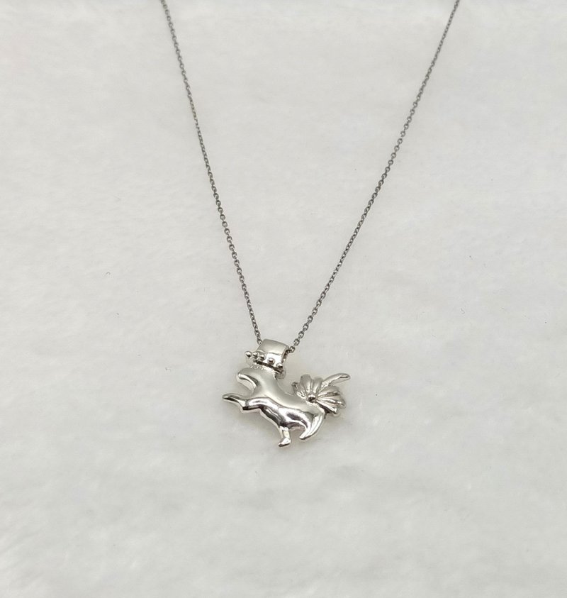 猫奴项链 / 925纯银项链 / 纯手工制作 - 项链 - 纯银 