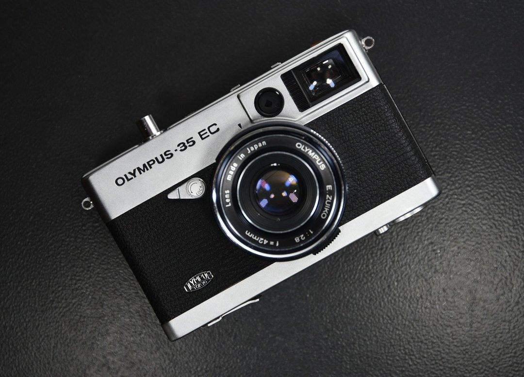 【经典古物】奥林巴斯 OLYMPUS 35 EC 随身机 估焦相机 底片相机 - 相机 - 其他金属 