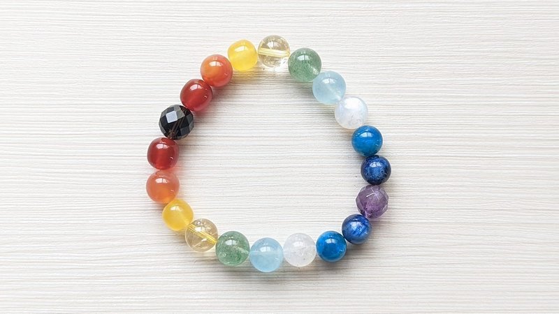 彩虹系列全脉轮整体提升水晶手链-霸气款 - 手链/手环 - 水晶 