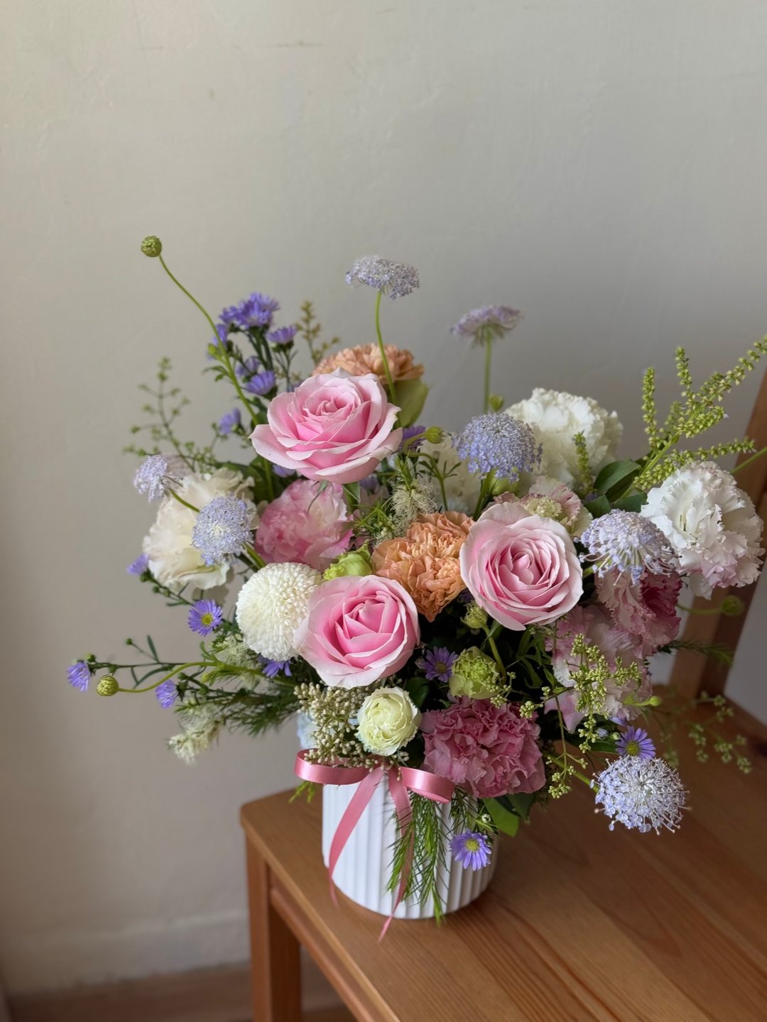 康乃馨鲜花盆花 母亲节花礼 盆花设计 开幕花礼 - 摆饰 - 植物．花 粉红色