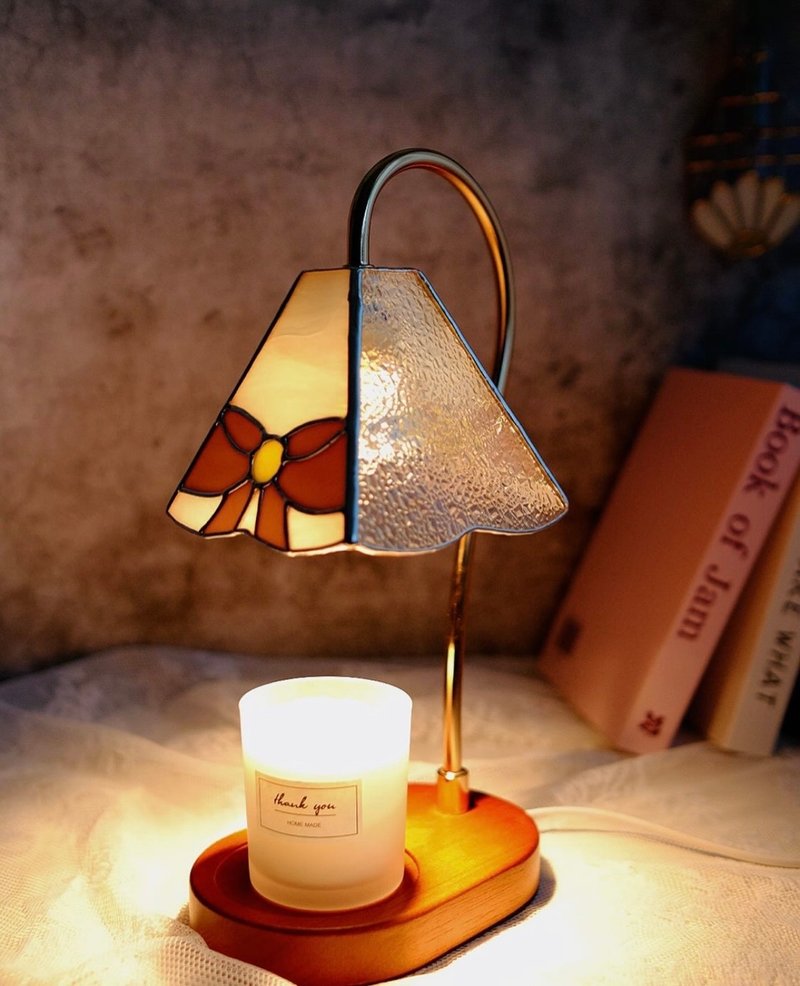 蝴蝶结融蜡灯 - 香薰/精油/线香 - 玻璃 