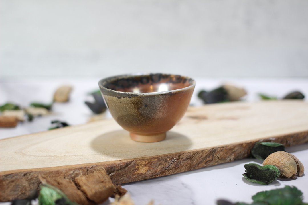 【沐春生活】60ml 柴烧 天然落灰 茶杯 莺歌名家叶敏祥作 - 茶具/茶杯 - 瓷 