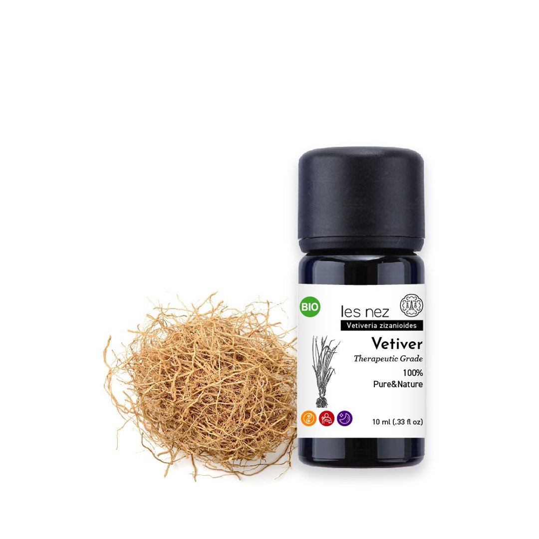 【Les nez 香鼻子】天然单方岩兰草纯精油 10ML - 香薰/精油/线香 - 精油 黑色