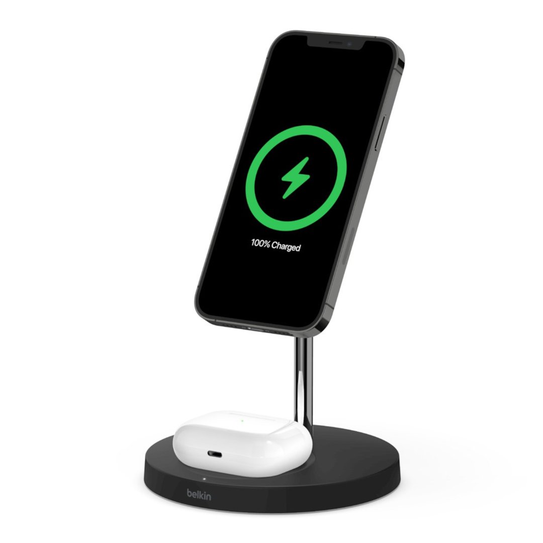BOOST CHARGE PRO MagSafe2合1无线充电器(黑)(三脚插头英标) - 手机充电及周边 - 其他材质 