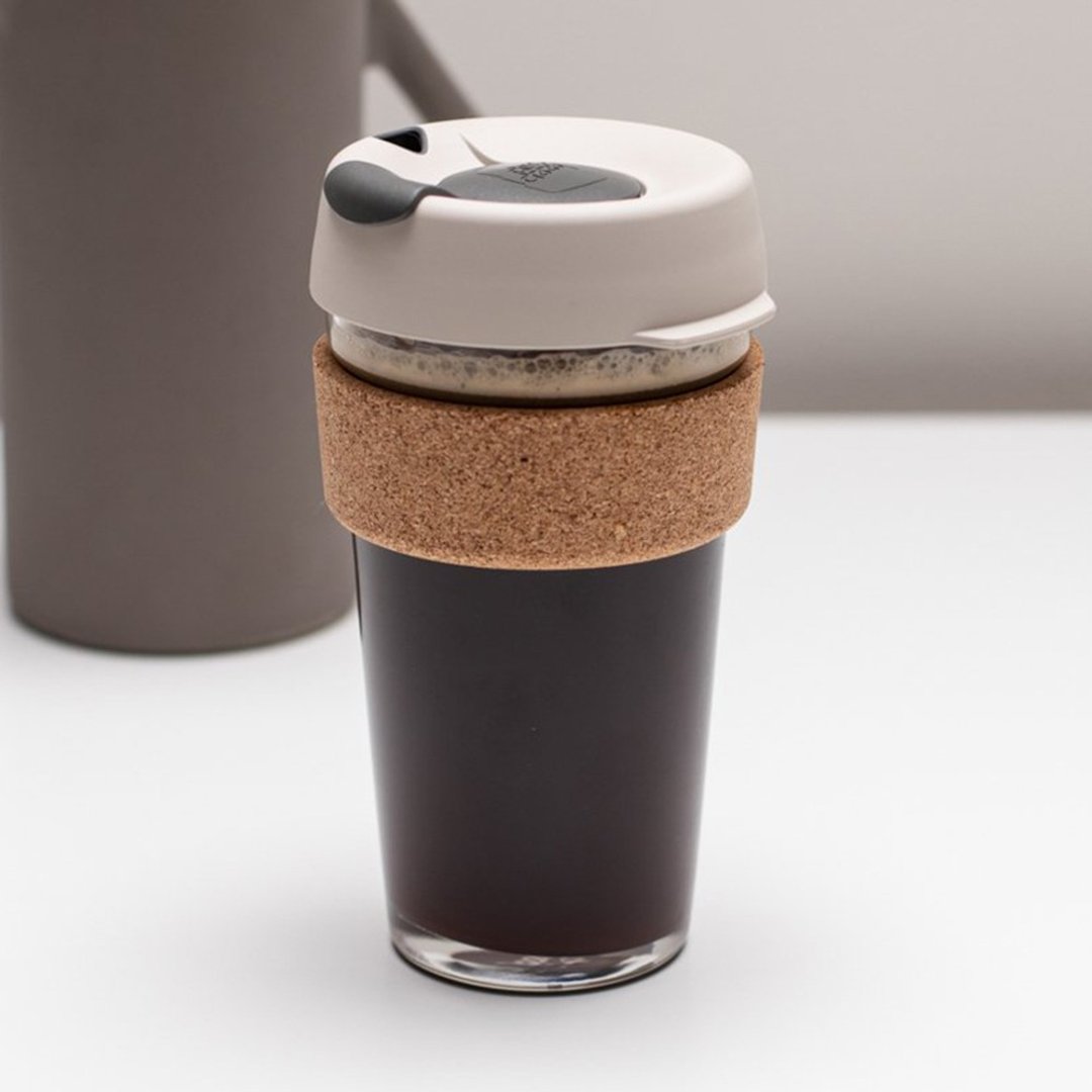 澳洲 KeepCup 软木 随行杯 L - 浅烘焙 - 咖啡杯/马克杯 - 玻璃 咖啡色