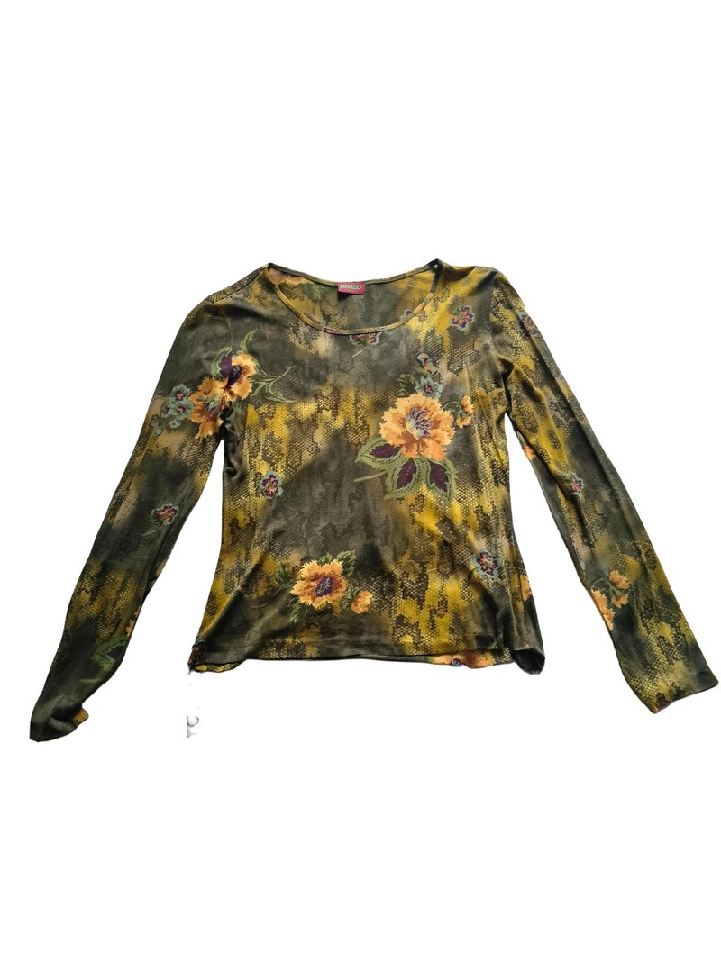 Kenzo 高田贤三 中古长袖上衣 - 女装上衣 - 其他材质 绿色