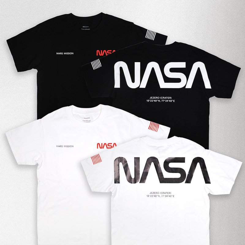 ANICORN - NASA 主题 火星任务限定 T恤 The Mars Wear - 男装上衣/T 恤 - 棉．麻 黑色