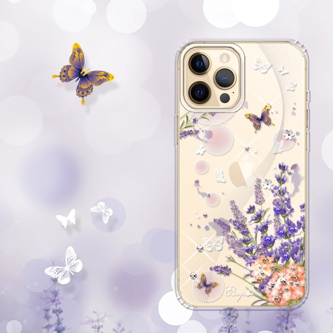iPhone 12全系列 水晶彩钻防震双料手机壳-普罗旺斯 - 手机壳/手机套 - 其他材质 多色