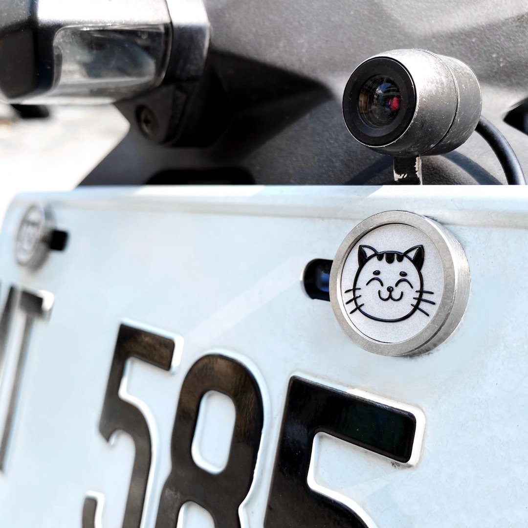 机车 GOGORO 车牌螺丝 DIY 改装车 猫咪 台湾 英国 德国 国旗系列 - 其他 - 不锈钢 多色