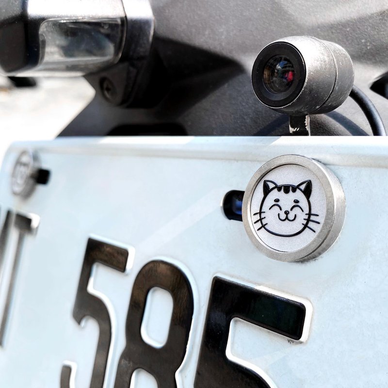 机车 GOGORO 车牌螺丝 DIY 改装车 猫咪 台湾 英国 德国 国旗系列 - 其他 - 不锈钢 多色