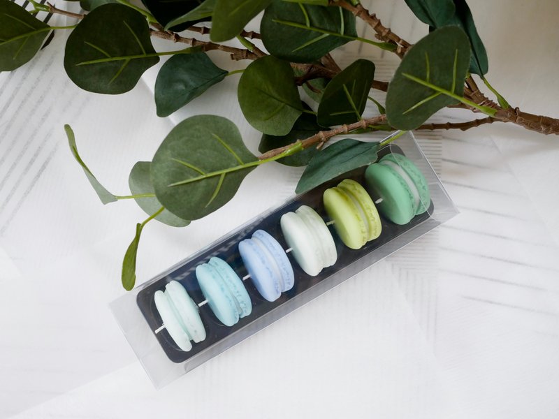 Macaron Candle - scented - 蜡烛/烛台 - 蜡 多色