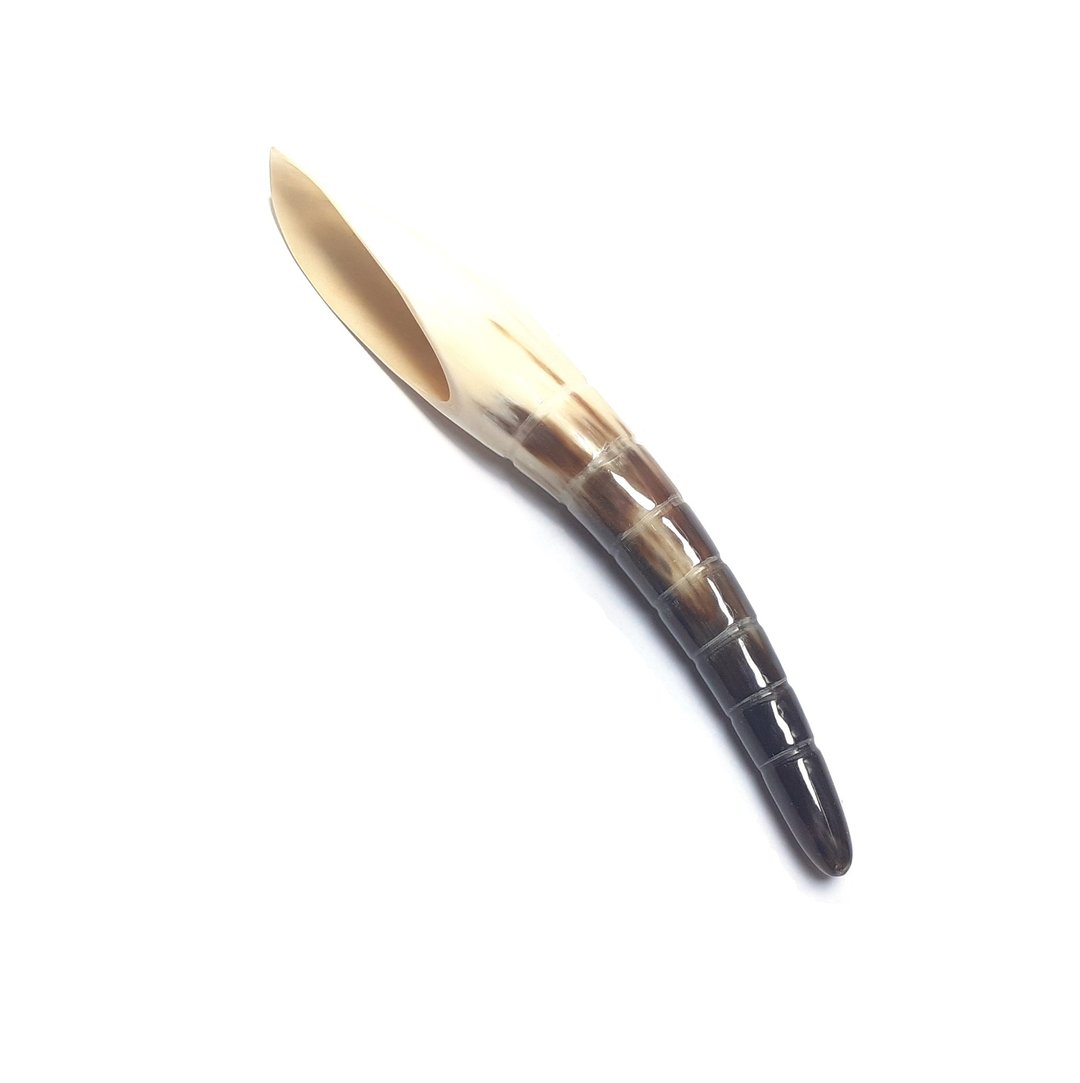 天然牛角脸部与全身舒缓刮痧按摩器 - 脸部按摩/清洁工具 - 环保材料 咖啡色