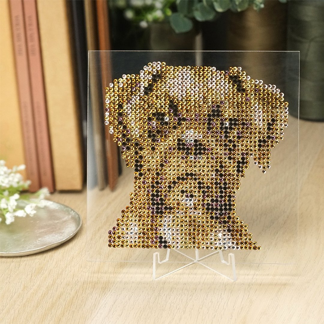 Rhinestone Craft斗牛犬水钻装饰DIY材料包 - 其他 - 其他材质 橘色