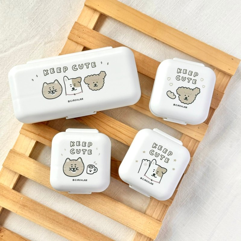 猫猫狗狗-保健食品盒 (5格/8格) - 其他 - 塑料 