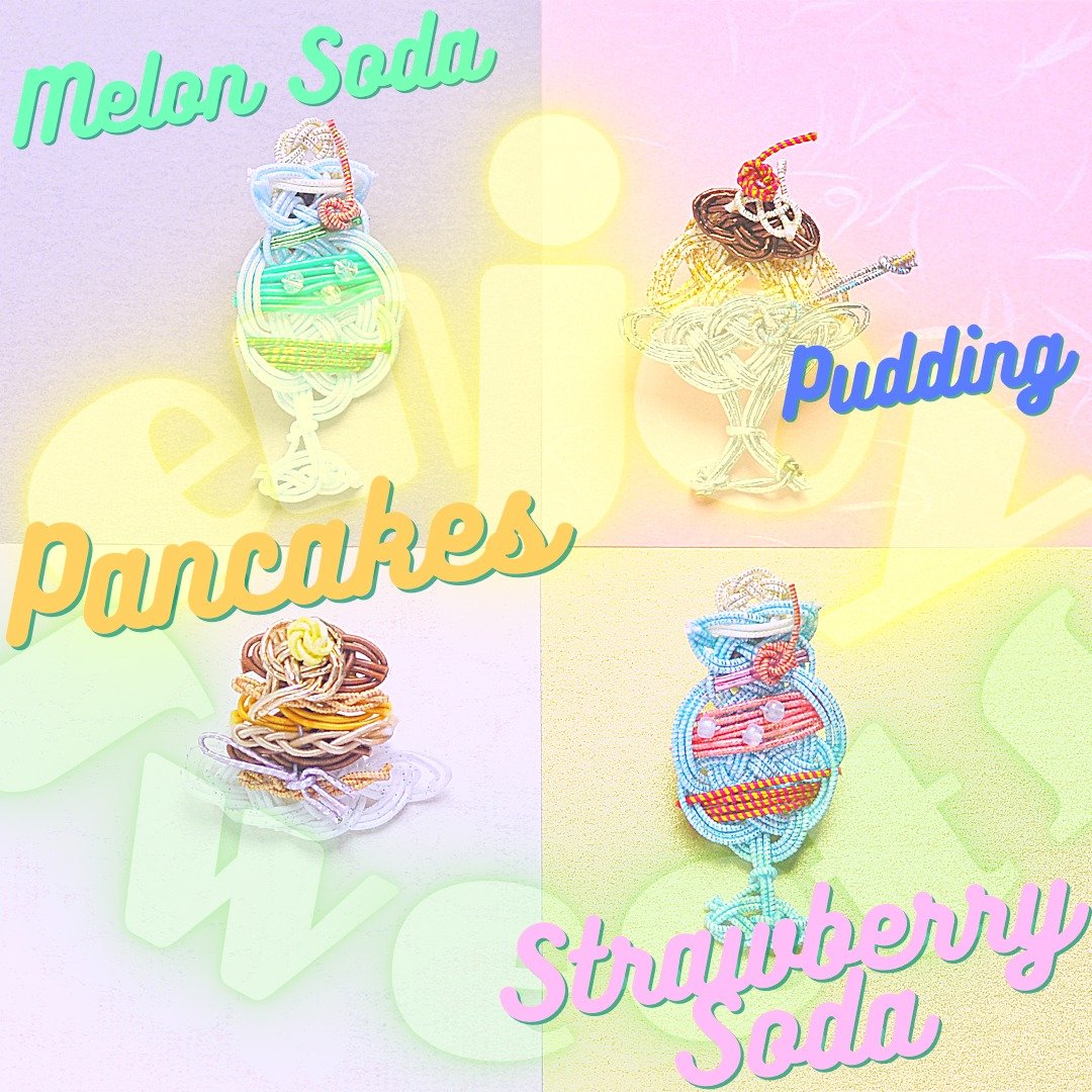 Soda×Sweets - 耳环/耳夹 - 纸 多色
