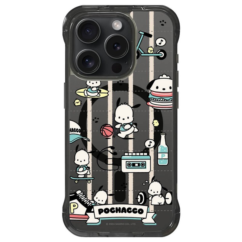 帕恰狗 运动计划表懒人支架【磁吸透黑】iPhone 16 15 14 Pro Max - 手机壳/手机套 - 其他材质 透明