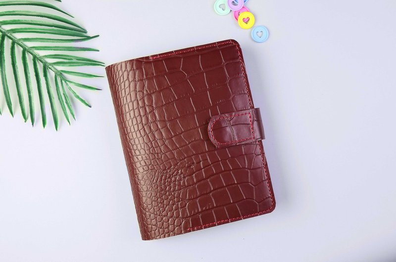 A5 真皮活页夹 手工制作 - 笔记本/手帐 - 真皮 绿色