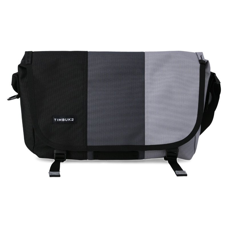 TIMBUK2 CLASSIC MESSENGER ECO 经典邮差包 S /勇士灰/黑灰拚色 - 侧背包/斜挎包 - 聚酯纤维 黑色
