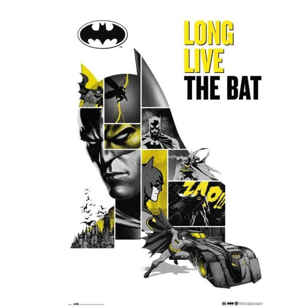 【DC】蝙蝠侠80周年版限量纪念海报 BATMAN - 海报/装饰画/版画 - 纸 黑色