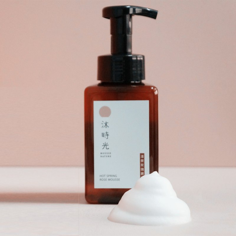 温泉玫瑰慕斯皂 |干/中/成熟型|沐浴 洁面 洗手乳|液体手工皂 - 脸部清洁/卸妆用品 - 植物．花 
