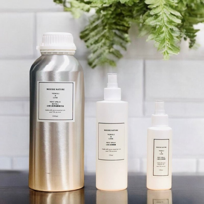 【防疫干洗手】茶树尤加利植萃喷雾 含75%酒精 100 250 1000ml - 香薰/精油/线香 - 植物．花 透明