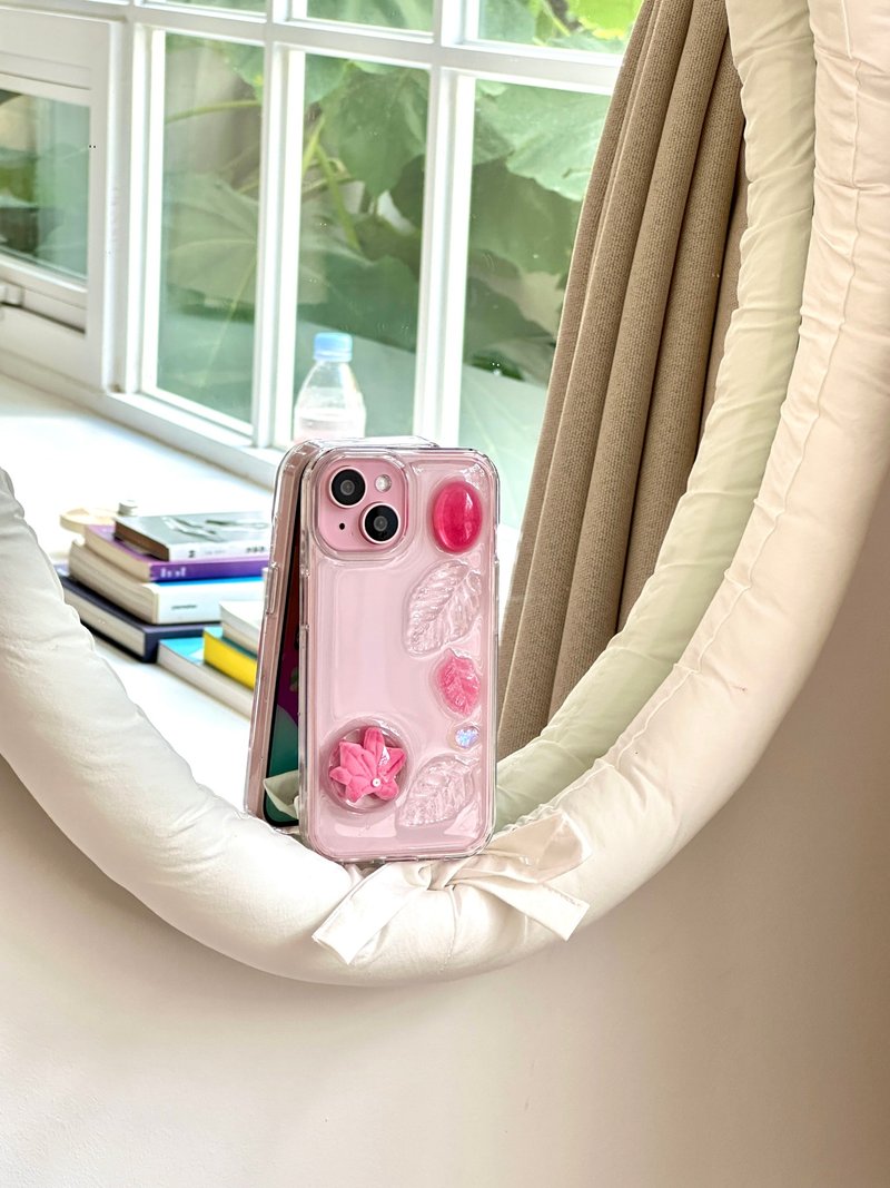 爱情的瞬间树脂手机壳 - 手机壳/手机套 - 塑料 粉红色