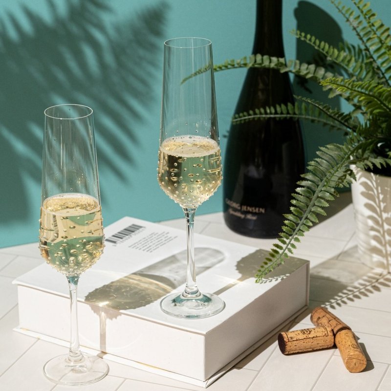 【GRANDI】奥地利 仙女座香槟杯 施华洛世奇水钻酒杯 气泡酒杯 - 酒杯/酒器 - 玻璃 