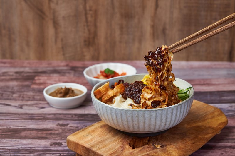 【津酱】双椒辣酱面 | 干拌面 椒麻酱  (12袋48入/箱) - 面/面线/米粉 - 新鲜食材 红色