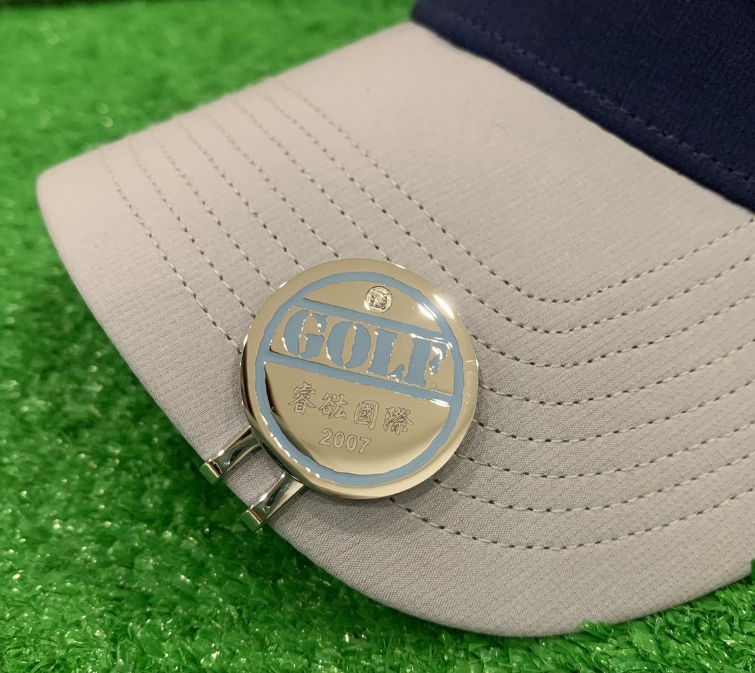 【FulgorJewel】高尔夫球标 定制专属球标 磁吸式帽夹 GOLF蓝色款 - 运动配件 - 不锈钢 银色