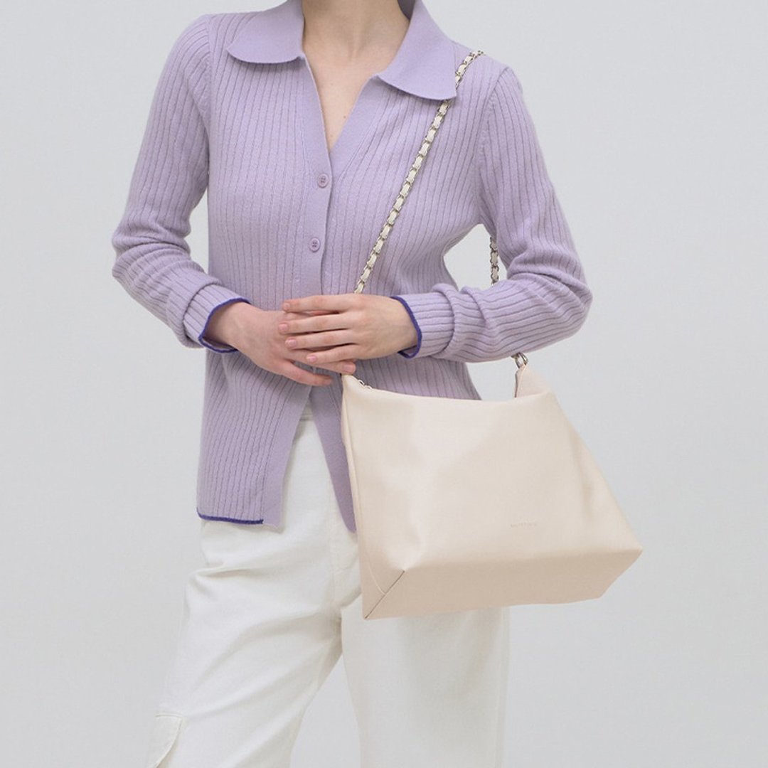 Bag to Basics 韓國製 鏈條流浪包包 Chain Hobo Bag - 侧背包/斜挎包 - 环保材料 