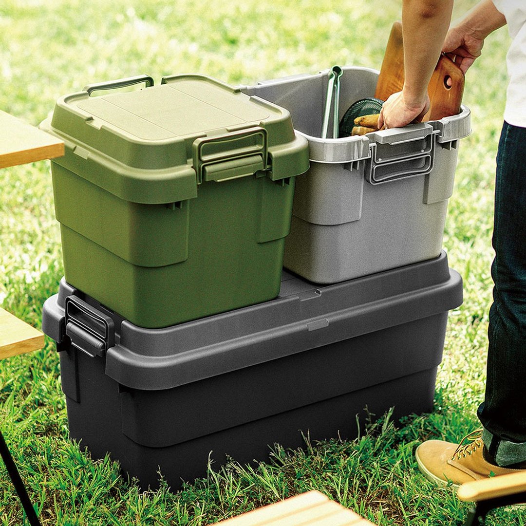 二代 TRUNK CARGO【30S】日制户外掀盖式耐压收纳箱 (深型) - 30L - 收纳用品 - 塑料 绿色