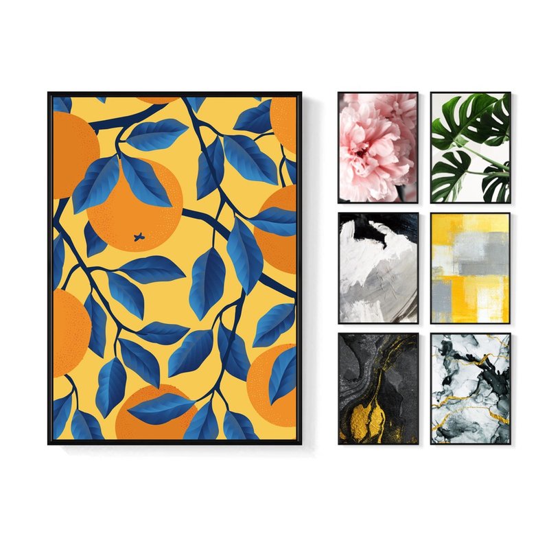 大尺寸客厅卧室装饰挂画 - 客厅抽象装饰画/卧室摆设风景挂画 - 海报/装饰画/版画 - 棉．麻 多色