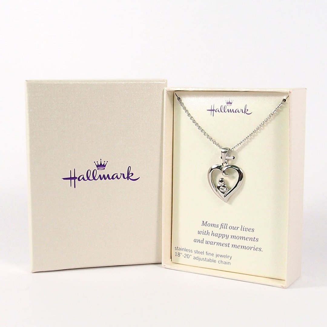 造型项链 母亲怀抱【Hallmark-礼品 项錬】 - 项链 - 其他材质 银色