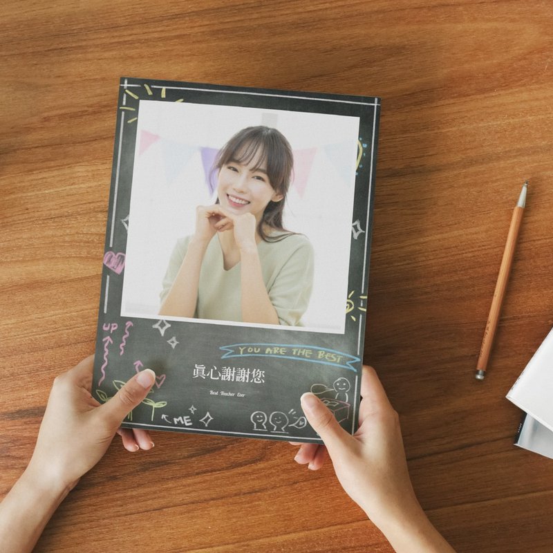 定制卡片 毕业/教师节/谢师卡大卡片 可放照片【点点印】 - 卡片/明信片 - 纸 多色