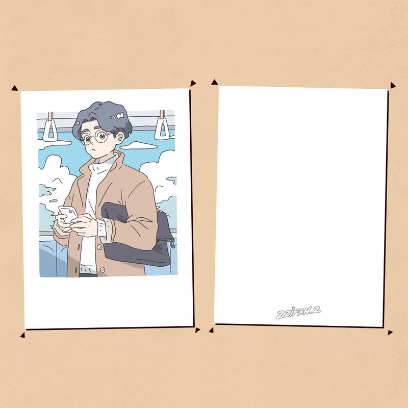 ლ GOOD BOY 明 信 片 - 002 ver. ლ - 卡片/明信片 - 纸 多色